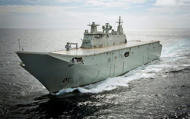 HMAS Canberra joins the fleet