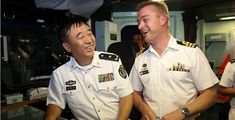 Australian Navy exercise with the People’s Liberation Army – Navy